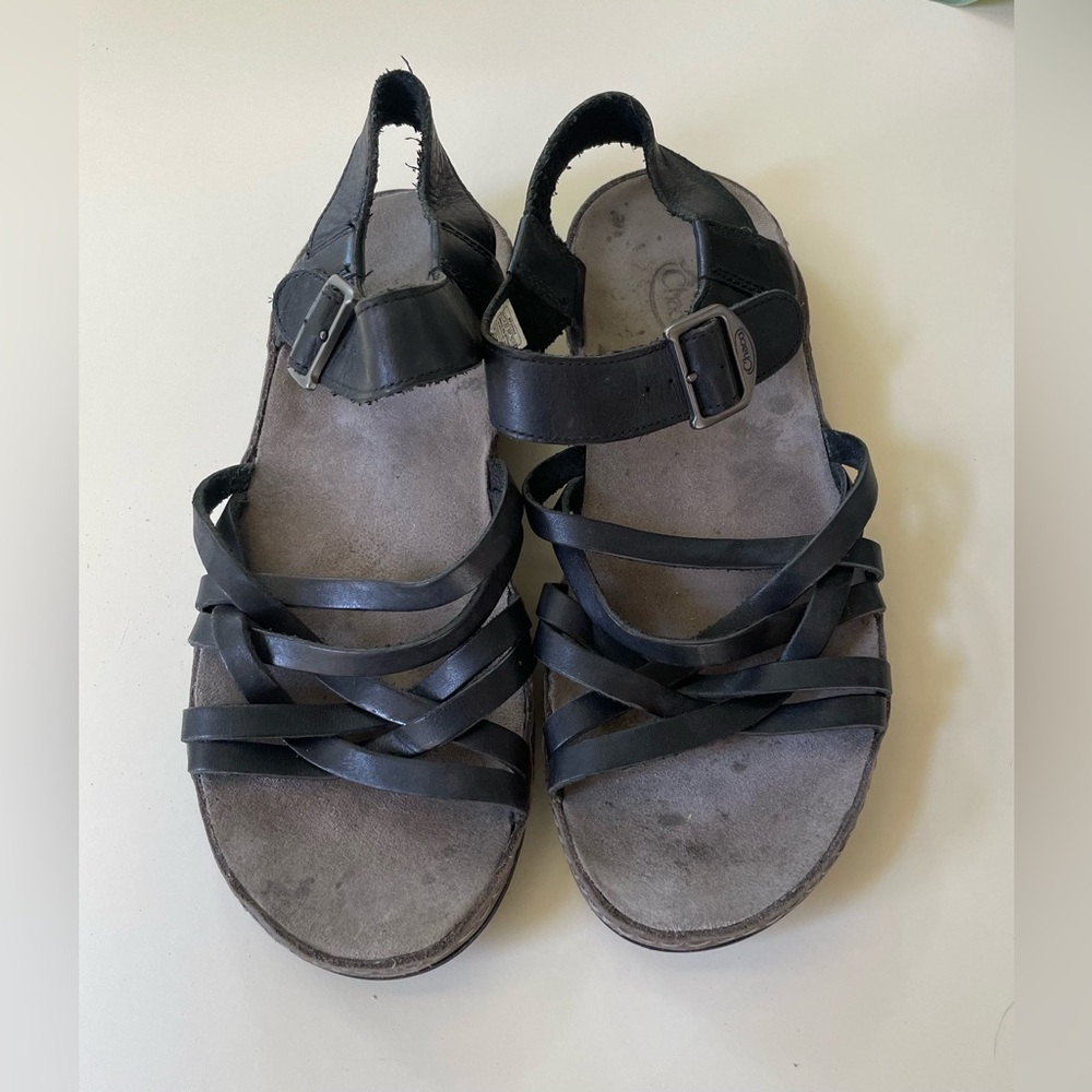Chaco black sandals size 7